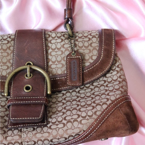 Vintage coach soho signature handbag brown - Picture 2 of 4